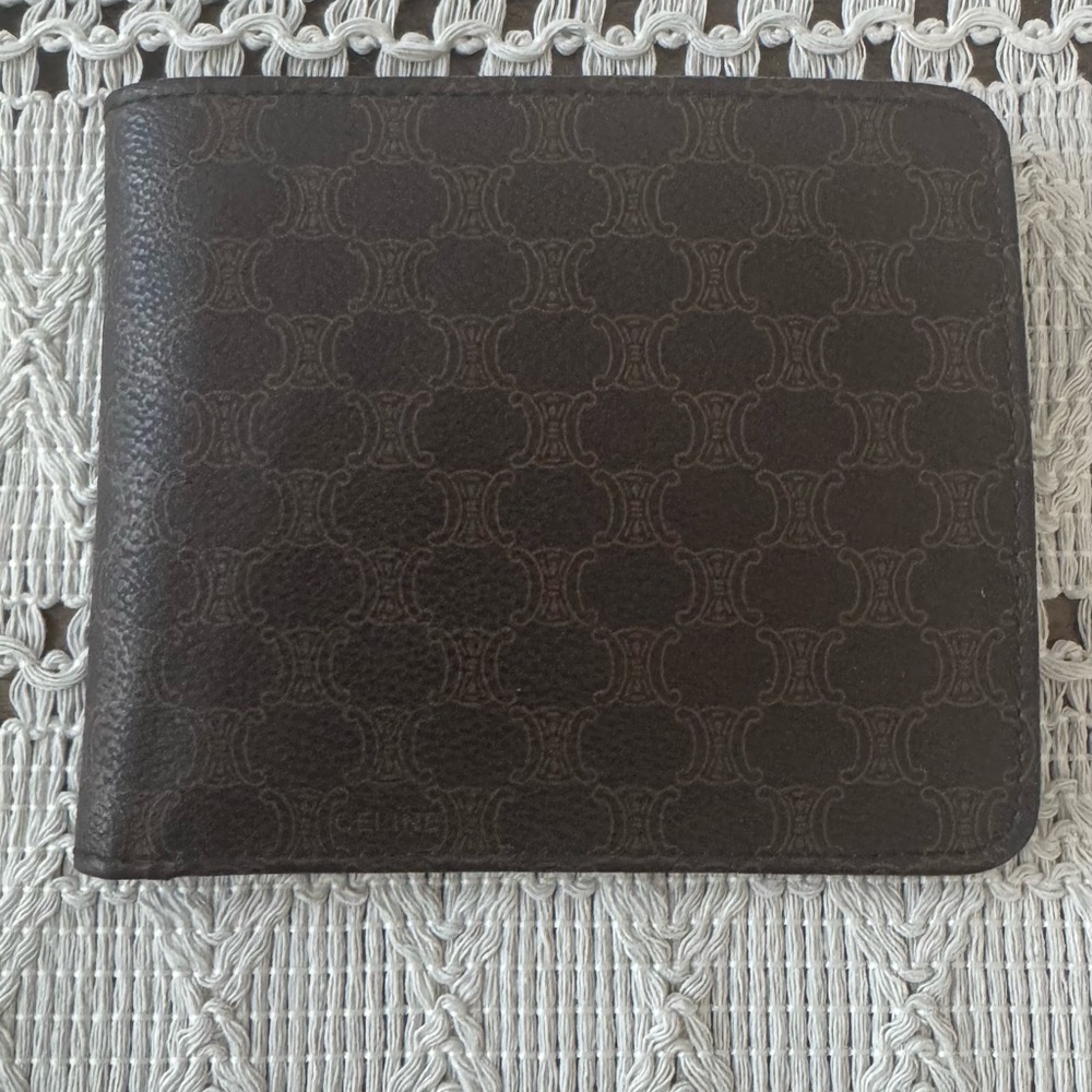 Celine Brown Leather Wallet